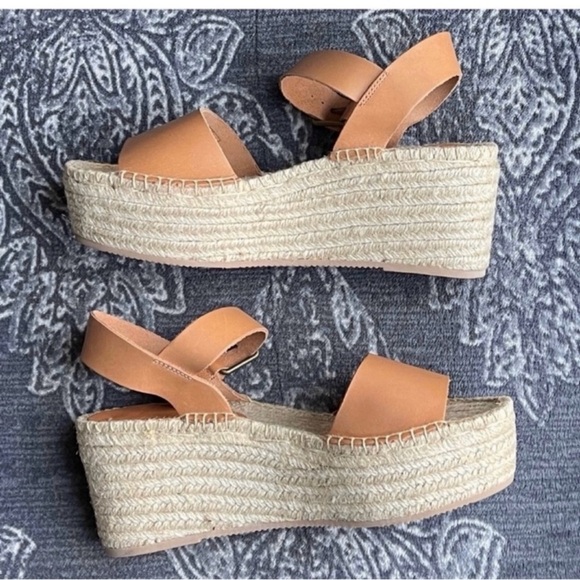 Soludos Minorca High Platform Sandal in Nude Size US 9.5 - Picture 9 of 13